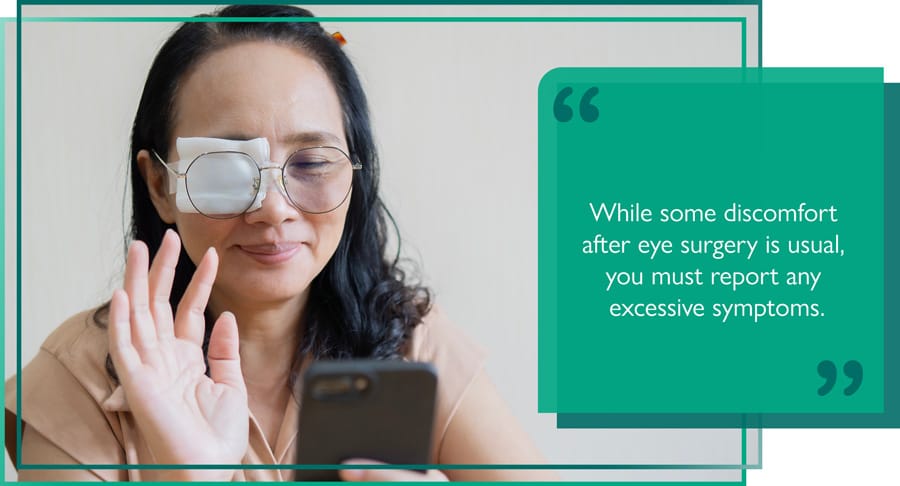 Eye Surgery Discomfort